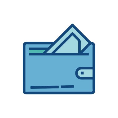 Kredi kartı ikon vektörü. izole çizgi gösterimi