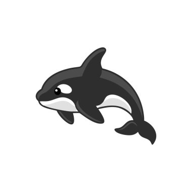 Siyah renkli balina simgesi