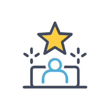 kullanıcı vektörü renk simgesi