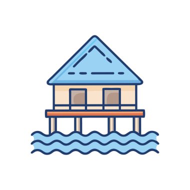 ev simgesi vektör illüstrasyonu