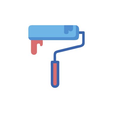 saç kurutma ikonu, vektör illüstrasyonu