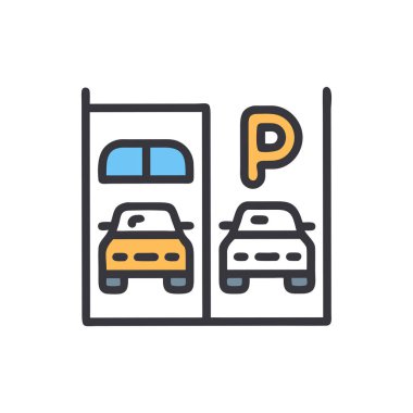 park rengi vektör simgesi