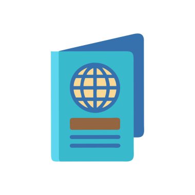 dünya kitabı küresel vektör illüstrasyon tasarımı
