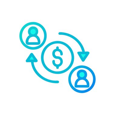 Dolar simgesi, vektör illüstrasyonu