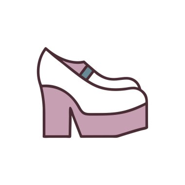 kadın ayakkabıları renk çizgisi tasarımı