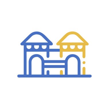 vektör ince çizgi simgesi oluşturuluyor