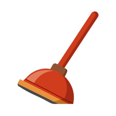 Temizleme ekipmanları izole edilmiş ikon vektör illüstrasyon tasarımı