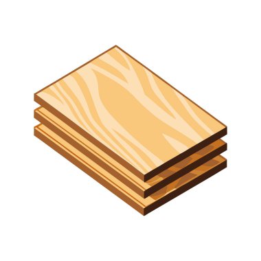 izole ahşap simgesi