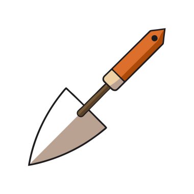 Bıçak ikonu. Bıçak ve bıçak. vektör illüstrasyonu.