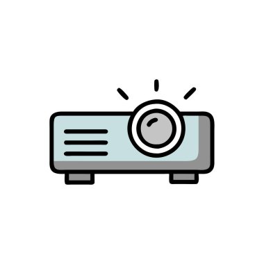 Klima simgesi vektör taslağı çizimi