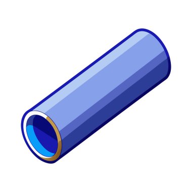 bir mavi işaretçinin çizgi film vektör çizimi