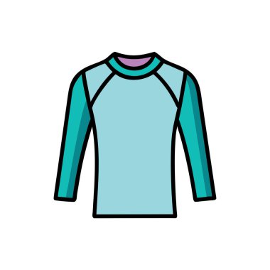 Kumaş vektör düz renk simgesi