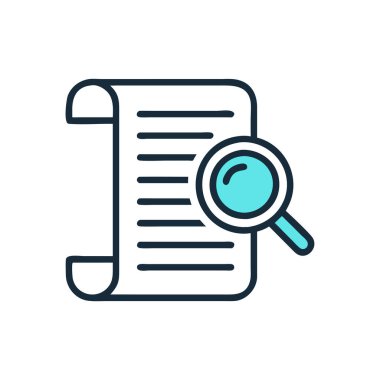 arama belgesi vektör illüstrasyon tasarımı