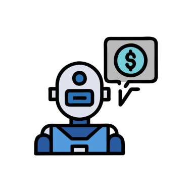 yapay zeka renk çizgisi simgesi