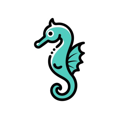 At simgesi vektörde. Logotype