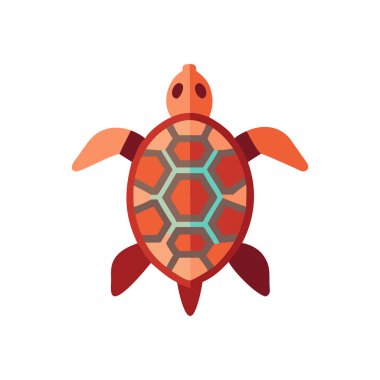 Kaplumbağa simge vektör çizim