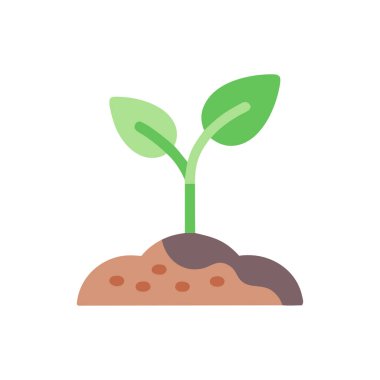 Bahçe simgesinin vektör illüstrasyon tasarımı