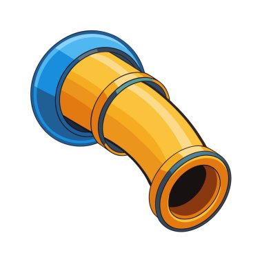 Boru ve boru logosu vektör tasarımı. Ağ için boru ve boru hattı sembolü seti.