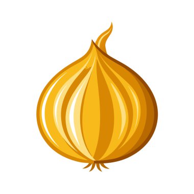 İzole edilmiş sarımsak ikonu. vektör çizimi tasarımı