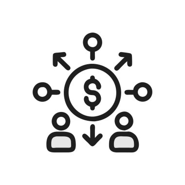 Vektör illüstrasyonu, seo modern simge