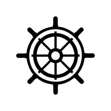 Direksiyon simidi kutsal kişilerin resmi, vektör tasarımı