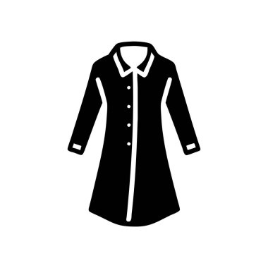 Beyaz arkaplanda siyah vektör simgesi