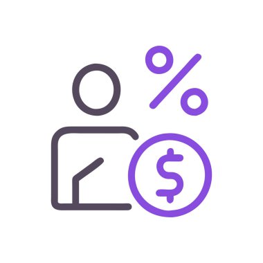 para simgesi vektör illüstrasyonu