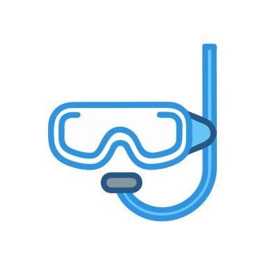 Gözlük ikonu. Web için gözlük vektör simgelerinin düz çizimi