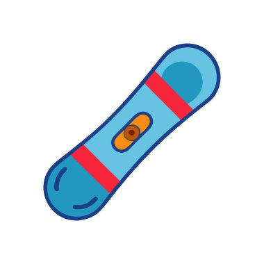 Tıbbi termometre izole simgesi