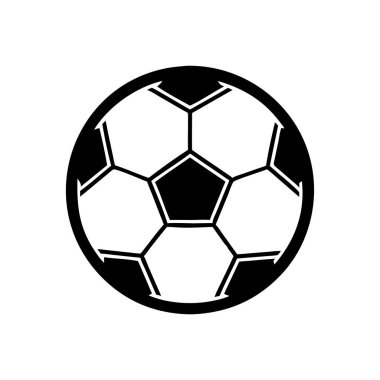 futbol futbol futbol logosu tasarım şablonu vektörü