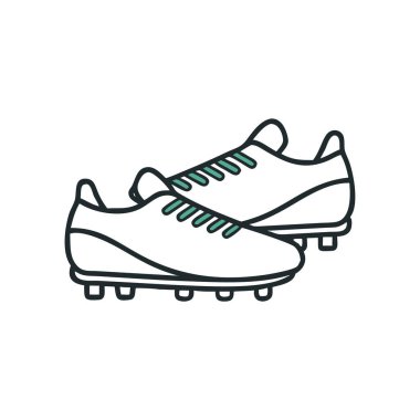 futbol ikonu vektör illüstrasyon tasarımı