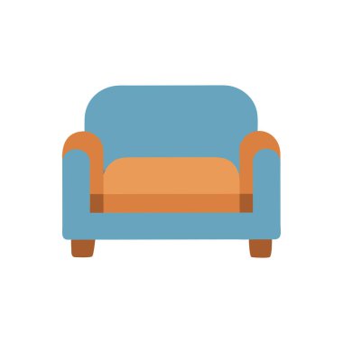 koltuk vektörü düz resimleme simgesi