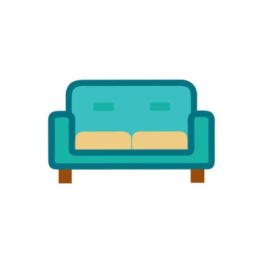 koltuk simgesi, vektör illüstrasyonu