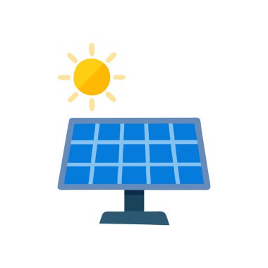 Güneş paneli düz renk deseni