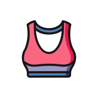 renk vektörü düz çizgi simgesi