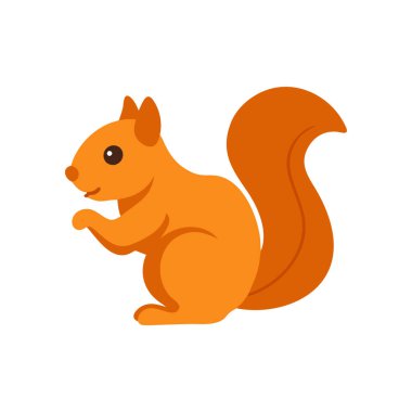 Sincap hayvan ikonu. vektör illüstrasyonu