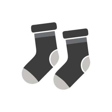 Çorap ikonu. düz dizayn vektörü
