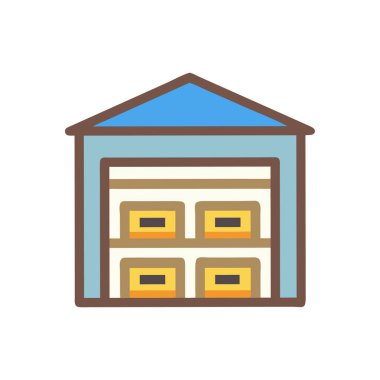 vektör düz renk simgesi oluşturma