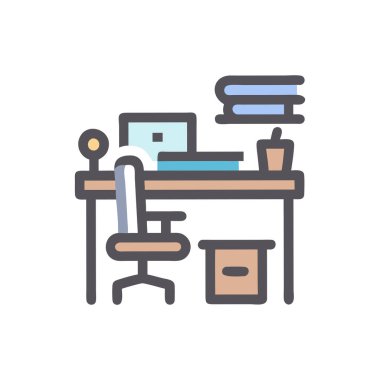 Vektör olarak masa simgesi. logotype