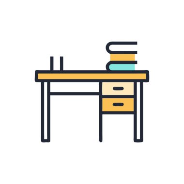 tablo simgesi, vektör, düz tasarım