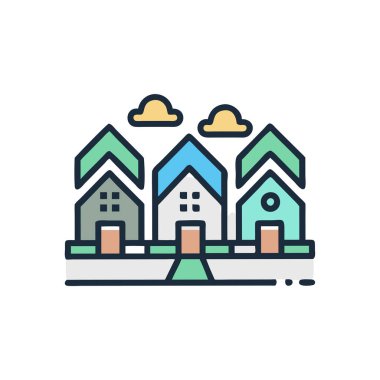 vektör içinde inşa simgesi