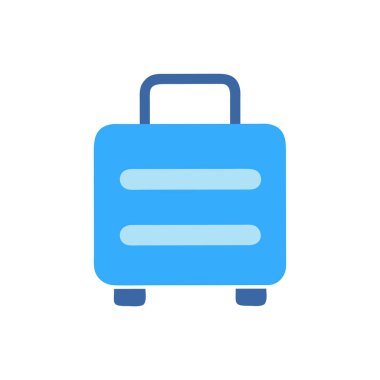 torba vektörü düz renk simgesi