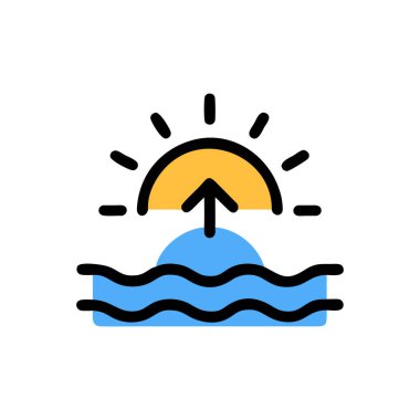 Güneş Simgesi Vektör illüstrasyonu