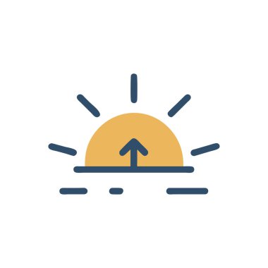 Güneş Simgesi Vektör illüstrasyonu