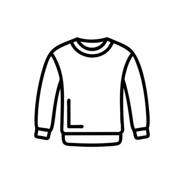 izole süveter vektör tasarımı