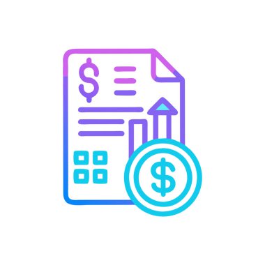 Vektör olarak dolar simgesi. Logotype