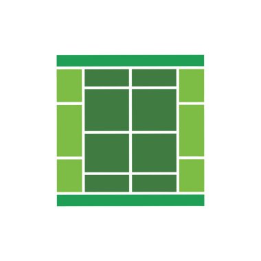 Ülkenin yeşil vektör simgesi