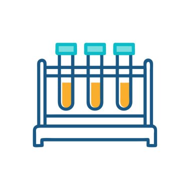 test tübü vektör çizimi