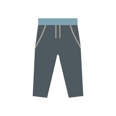 Moda renk tarzında düz simge. Tasarımınız için vektör simgesi