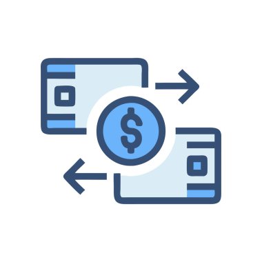 çevrimiçi ödeme düz vektör dekoru